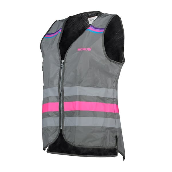 Wowow Fuld Refleksvest Lucy Grå 2XL