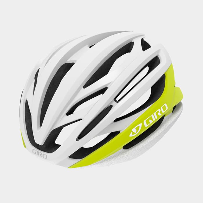 Cykelhjälm Giro Syntax MIPS Matte Citron White, Large (59 - 62.5 cm)