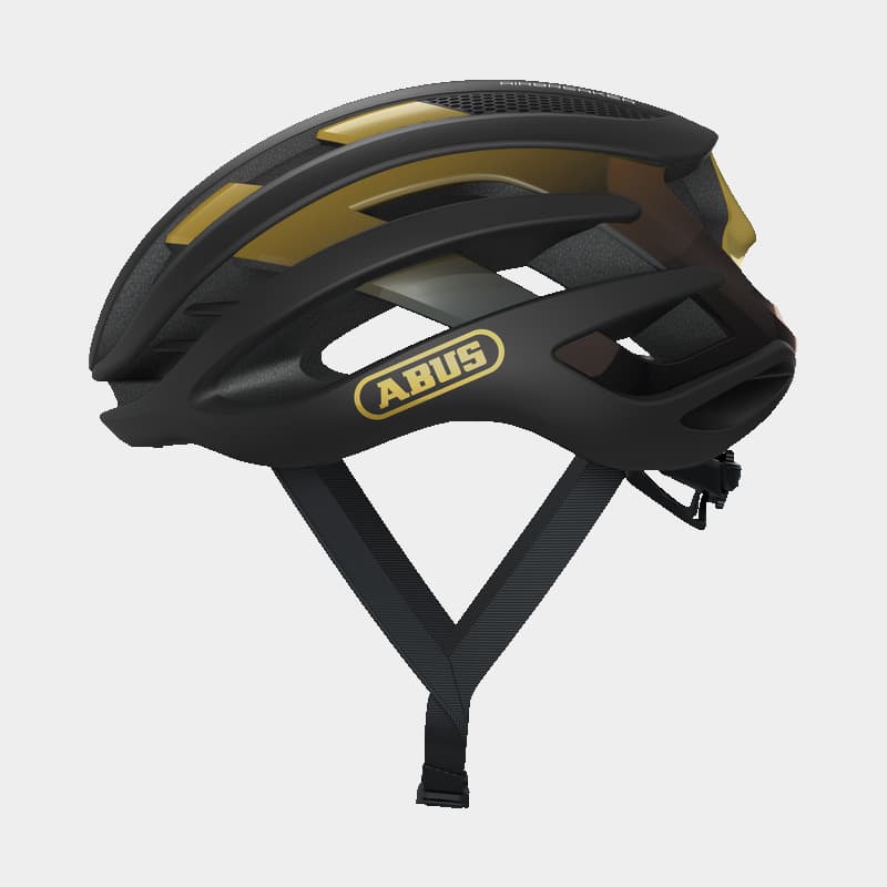 Cykelhjälm ABUS AirBreaker Black Gold, Small (51 - 55 cm)