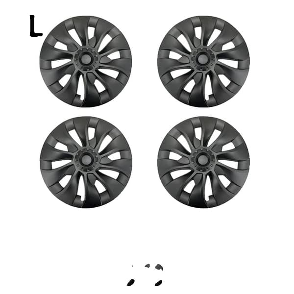 Hub Cap Tesla Model 3:lle, Mattamusta, Helppo Asentaa,Matta musta