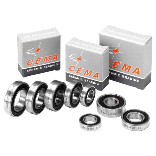 Cema Keramiska Navlager 6803 Silver 17 x 26 x 5 mm