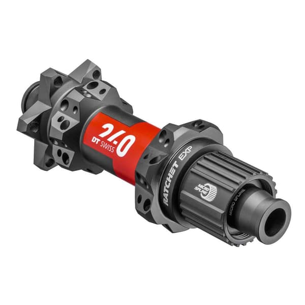 Dt Swiss 240 Straightpull 6b Disc Exp 36 Shimano Micro Spline Mtb Baknav Silver 28H / 12 x 148 mm