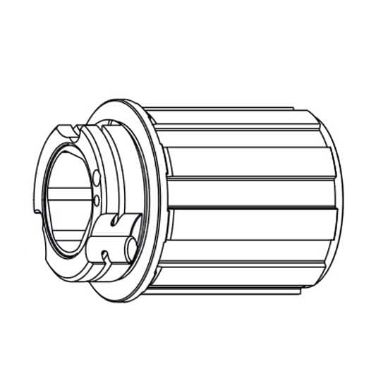 Fulcrum Freehub Kropp Rl Hg 33 Mm Søvfarvet