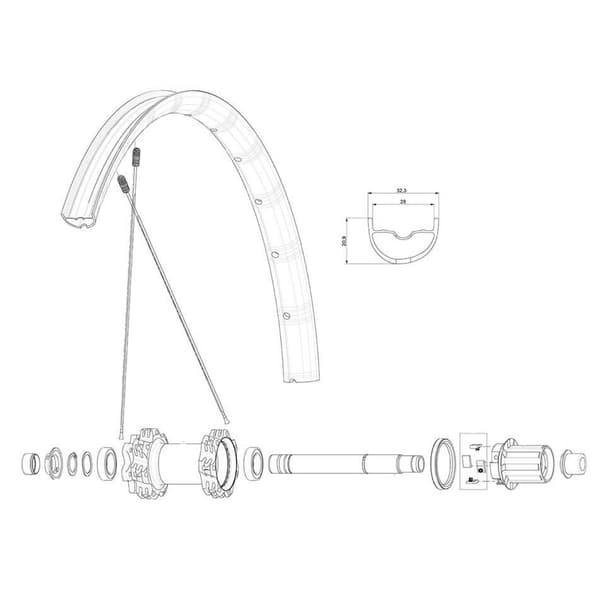 Mavic Its4 Qrm Auto Axle Kit økse Søvfarvet 12 x 150/157 mm