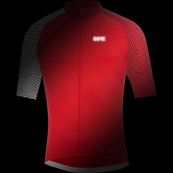 Gore® Wear Kortærmet Jersey C5 Optiline Rød S Mand