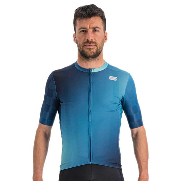 Sportful Kortærmet Jersey Rocket Blå 2XL Mand