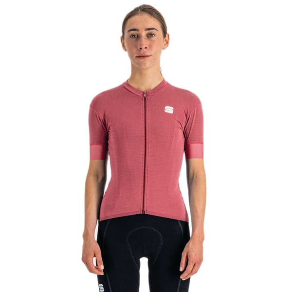 Sportful Kortärmad Tröja Monocrom Röd M Kvinna