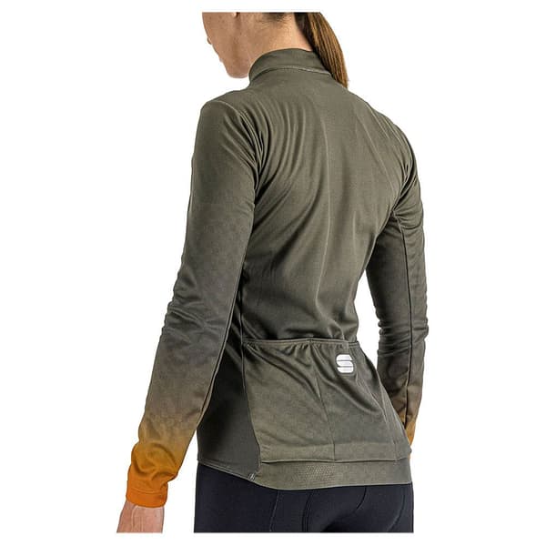 Sportful Thermal Pitkähihainen Jersey Rocket Vihreä S Nainen