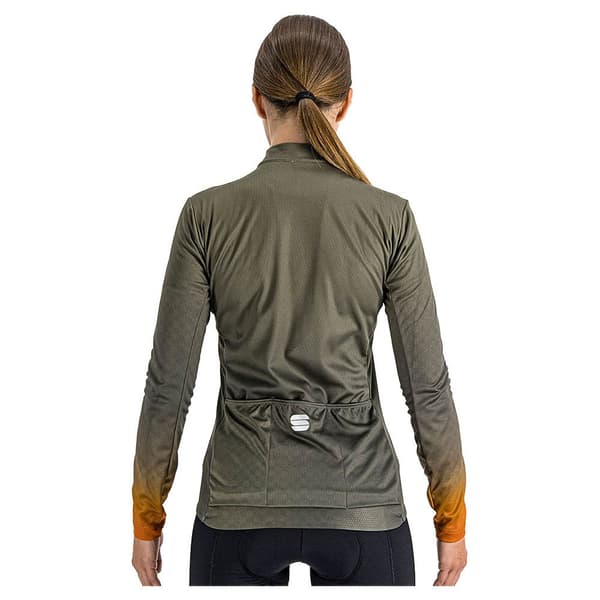 Sportful Thermal Pitkähihainen Jersey Rocket Vihreä S Nainen