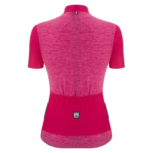 Santini Kortærmet Trøje Colore Puro Rosa L Kvinde
