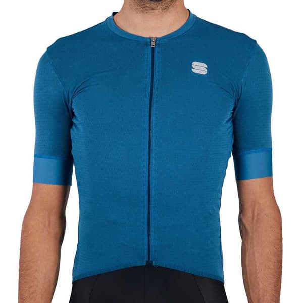 Sportful Kortärmad Tröja Monocrom Blå 2XL Man