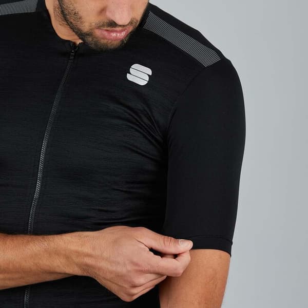 Sportful Kortærmet Jersey Supergiara Sort L Mand