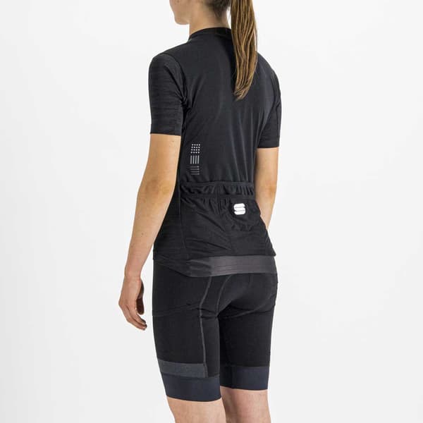 Sportful Kortærmet Jersey Supergiara Sort S Kvinde