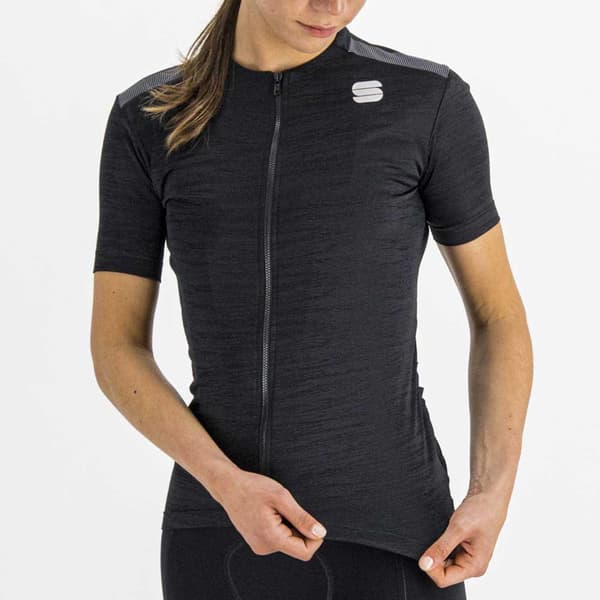 Sportful Kortærmet Jersey Supergiara Sort S Kvinde