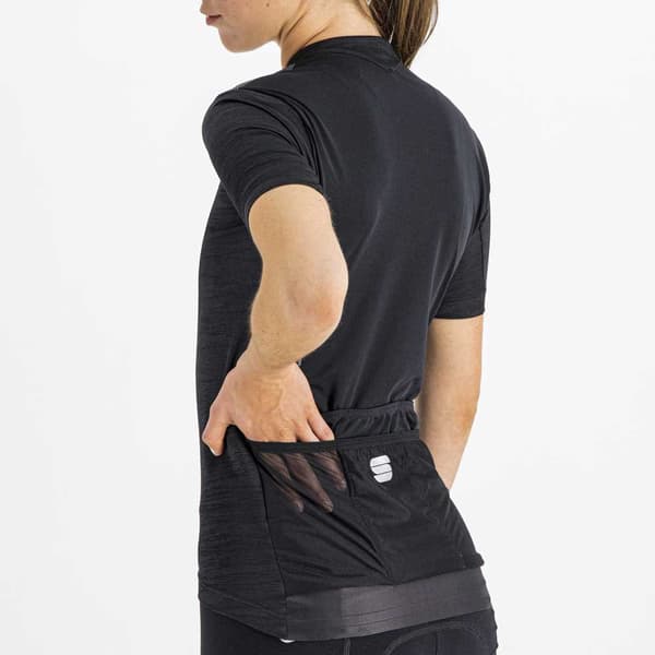 Sportful Kortærmet Jersey Supergiara Sort S Kvinde