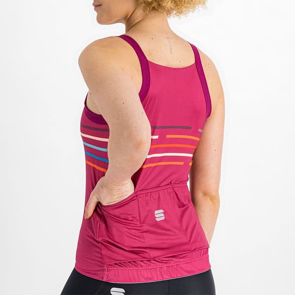 Sportful Ærmeløs Jersey Velodrome Rosa S Kvinde