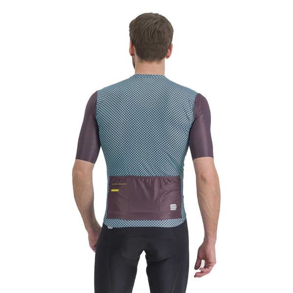 Sportful Kortærmet Trøje Checkmate Blå XL Mand
