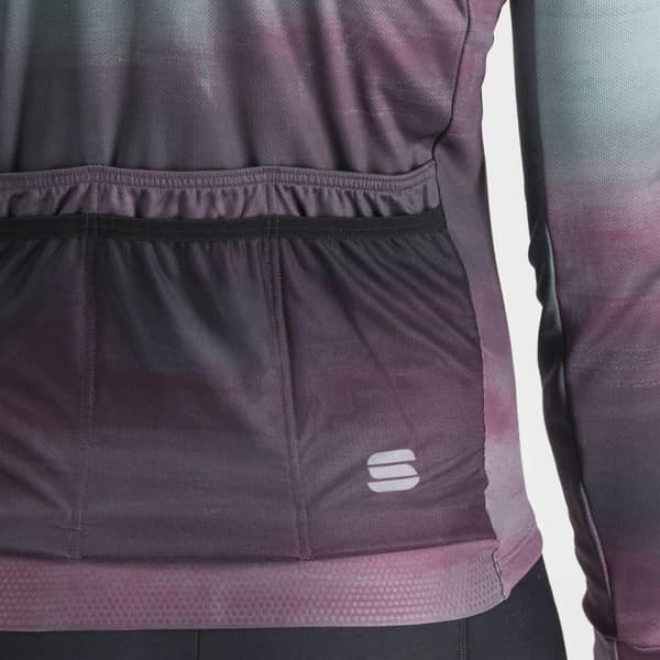 Sportful Pitkähihainen Jersey Flow Supergiara Thermal Vihreä,Harmaa M Mies