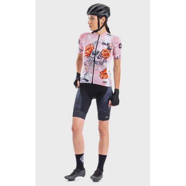 Ale Kortærmet Jersey Prr Skull Hvid,Sort S Kvinde