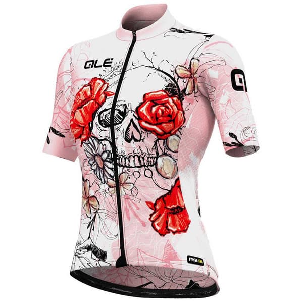 Ale Kortærmet Jersey Prr Skull Hvid,Sort S Kvinde