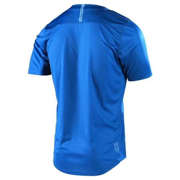 Troy Lee Designs Kortärmad T-shirt Flowline Blå M Man
