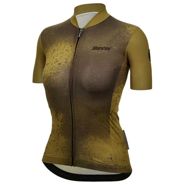 Santini Lyhythihainen Jersey Fango Vihreä S Nainen