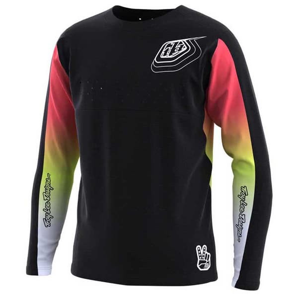 Troy Lee Designs Langærmet Enduro Trøje Sprint Sort M Dreng