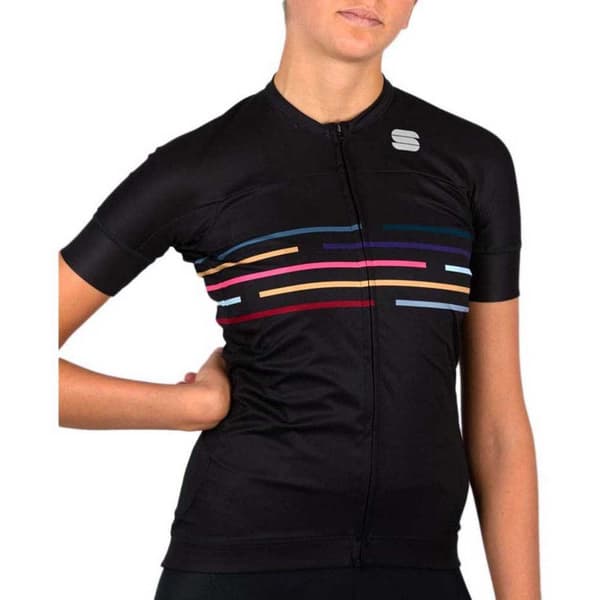 Sportful Kortärmad Tröja Velodrome Svart S Kvinna