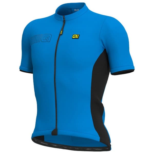 Ale Kortærmet Jersey Solid Color Block Blå M Mand