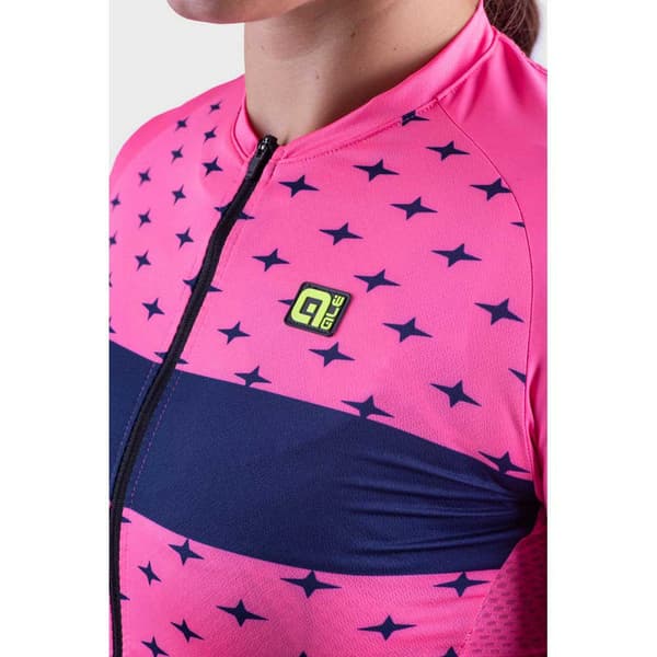 Ale Kortærmet Jersey Prr Stars Blå,Rosa S Kvinde