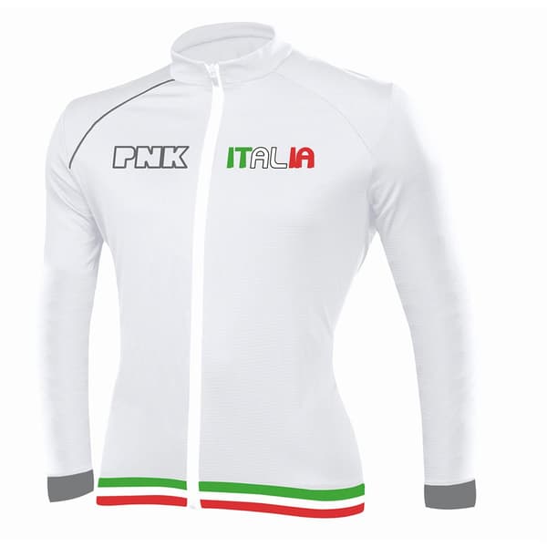 Pnk Langærmet Trøje Italia Hvid M Mand