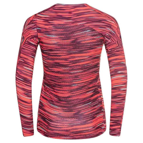 Odlo Pitkähihainen Jersey Zeroweight Ceramiwa Punainen S Nainen