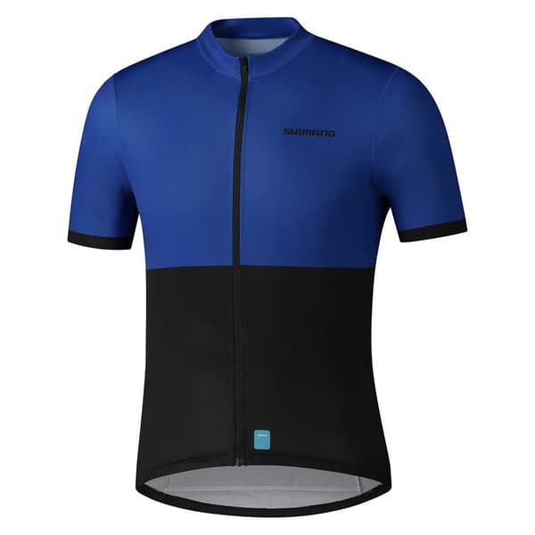 Shimano Kortærmet Trøje Element Blå S Mand