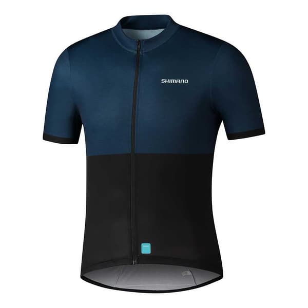 Shimano Kortärmad Tröja Element Blå M Man