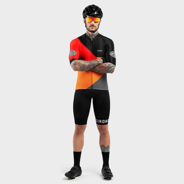 Siroko Kortærmet Jersey M2 California Orange M Mand
