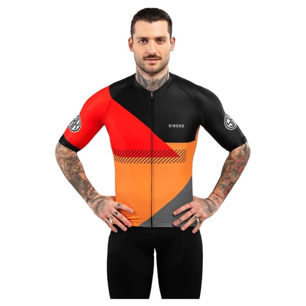 Siroko Kortærmet Jersey M2 California Orange M Mand