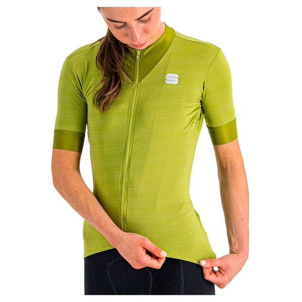 Sportful Kortærmet Jersey Kelly Grøn L Kvinde