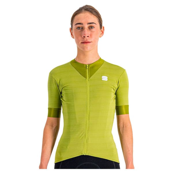 Sportful Kortærmet Jersey Kelly Grøn L Kvinde