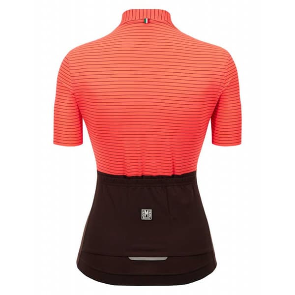 Santini Lyhythihainen Jersey Colore Riga Oranssi L Nainen