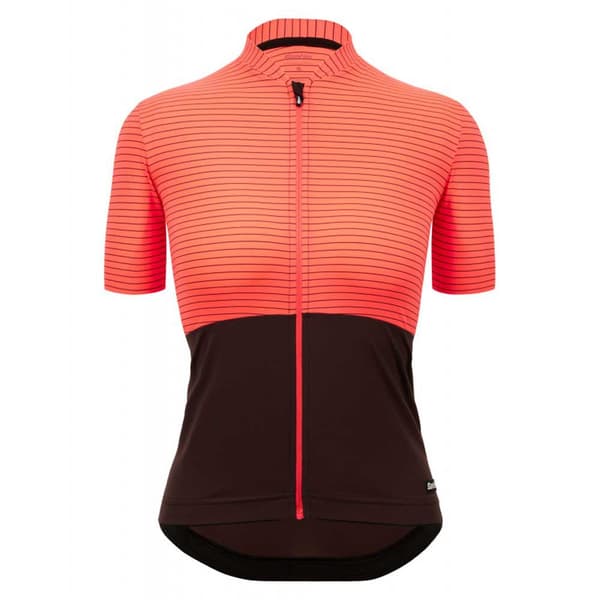 Santini Lyhythihainen Jersey Colore Riga Oranssi L Nainen
