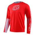 Miniatyrbillede 1 af 2: Troy Lee Designs Langærmet Enduro Trøje Sprint Rød M Mand