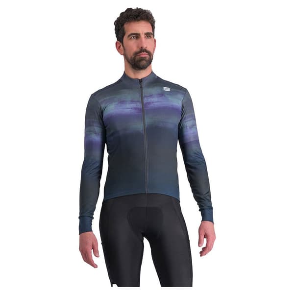 Sportful Langærmet Trøje Flow Supergiara Thermal Blå L Mand