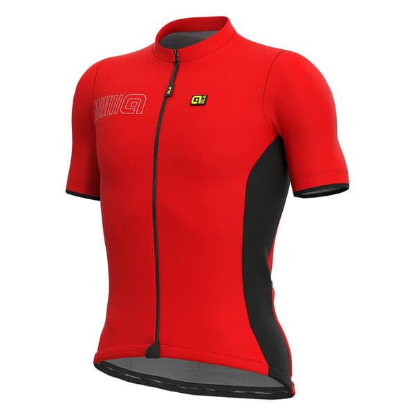 Ale Lyhythihainen Jersey Solid Color Block Punainen S Mies