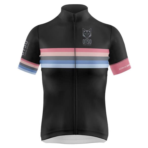 Otso Kortærmet Jersey Stripes Sort XS Kvinde