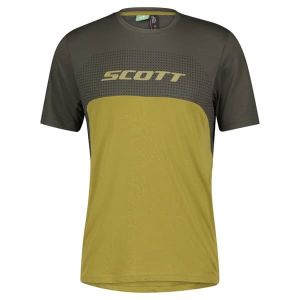 Scott Kortärmad Tröja Trail Flow Dri Grönt M Man