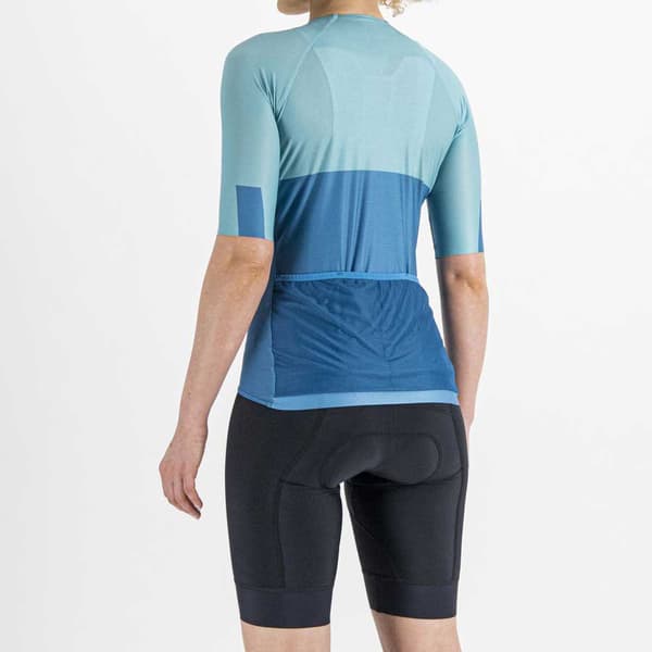 Sportful Kortärmad Tröja Pro Blå L Kvinna