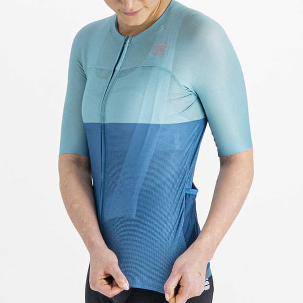 Sportful Kortärmad Tröja Pro Blå L Kvinna