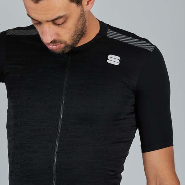 Sportful Kortærmet Jersey Supergiara Sort 2XL Mand