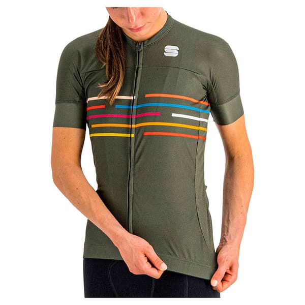 Sportful Kortærmet Jersey Velodrome Rød L Kvinde