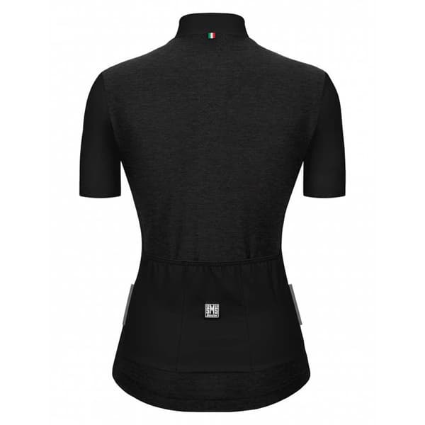 Santini Lyhythihainen Jersey Colore Puro Musta M Nainen